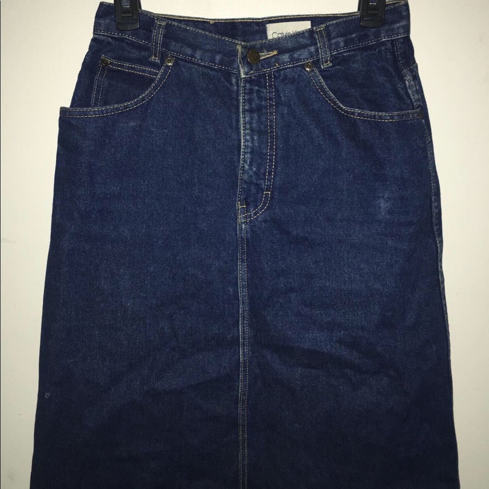 Calvin Klein Jean skirt!